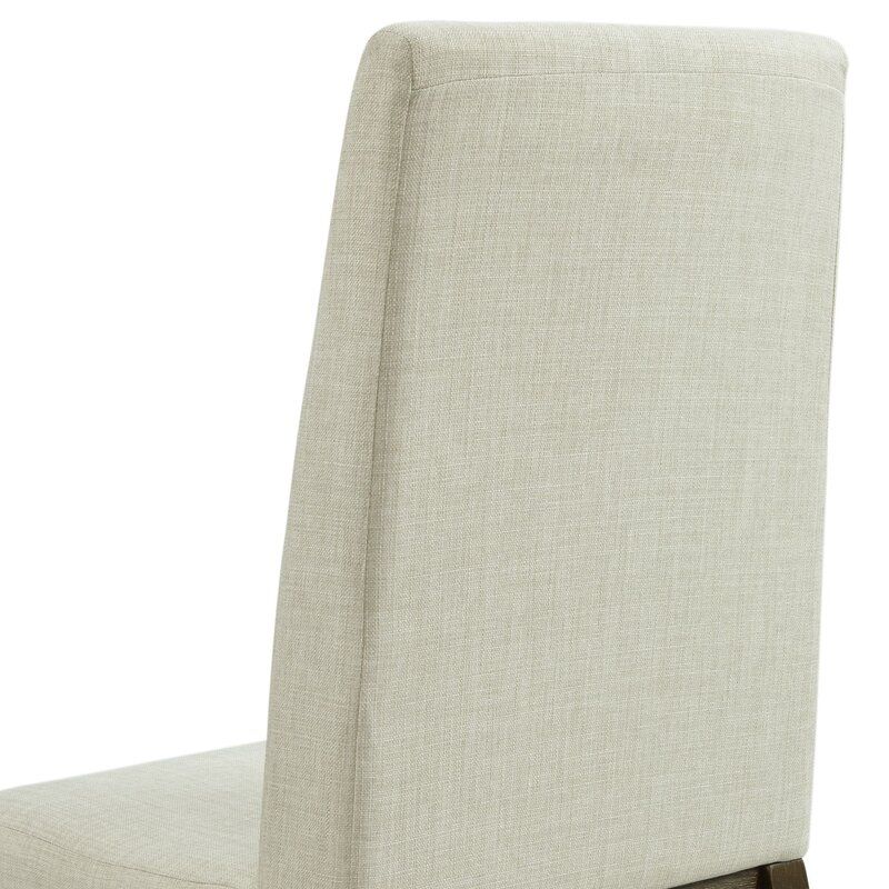 Acton Upholstered Side Chair in Cream (Set of 2) thumbnail 4