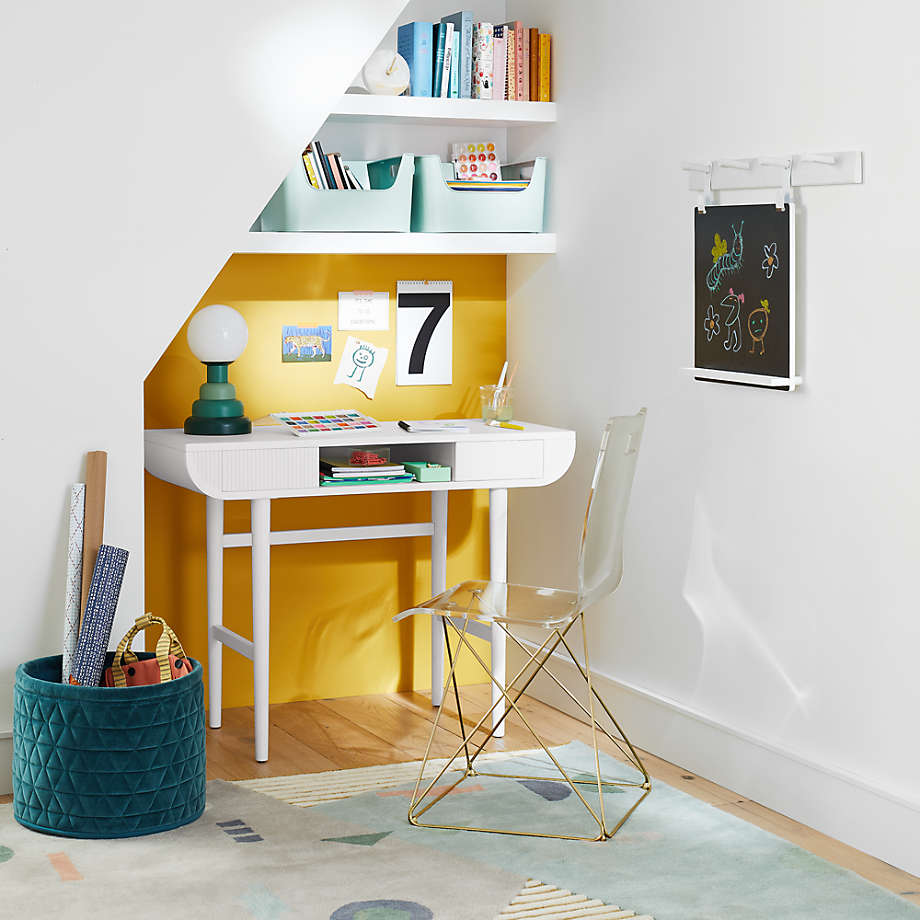 Large Mint Metal Stacking Storage Bin thumbnail 6