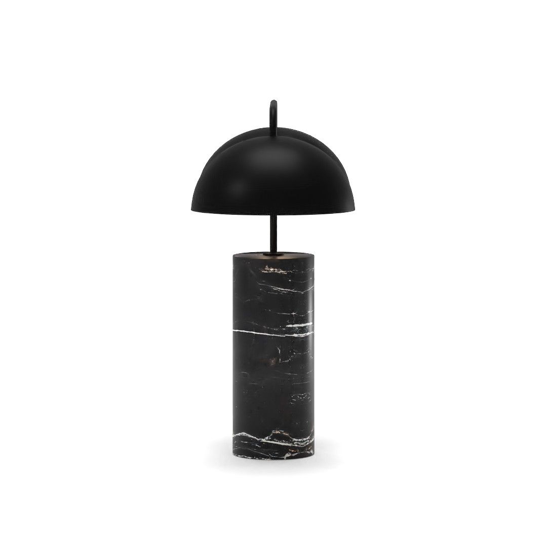 Domes Black Marble Table Lamp thumbnail 2