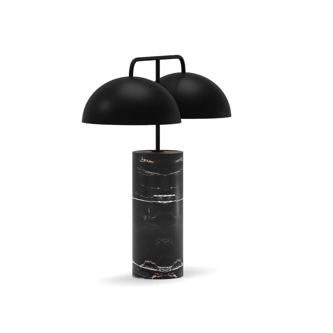 Domes Black Marble Table Lamp thumbnail 3