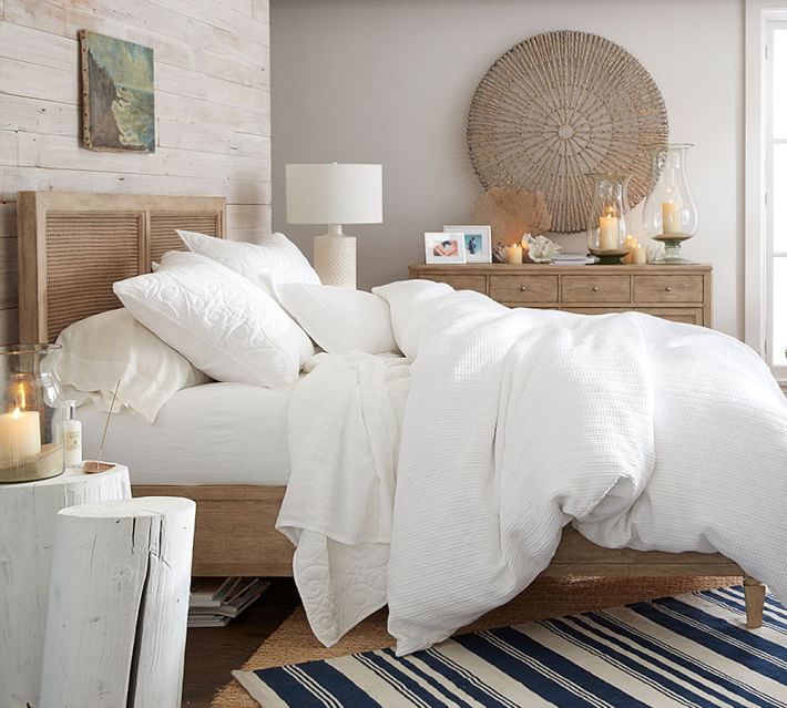 White Honeycomb Cotton Duvet Cover thumbnail 2