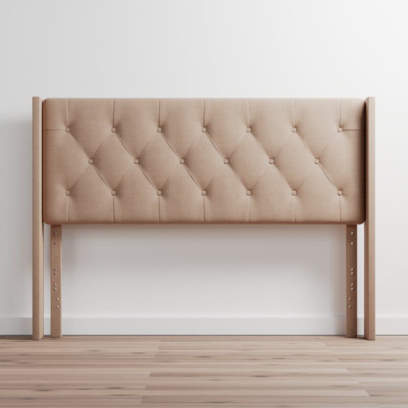 Aldo Upholstered Wingback Headboard King thumbnail 3