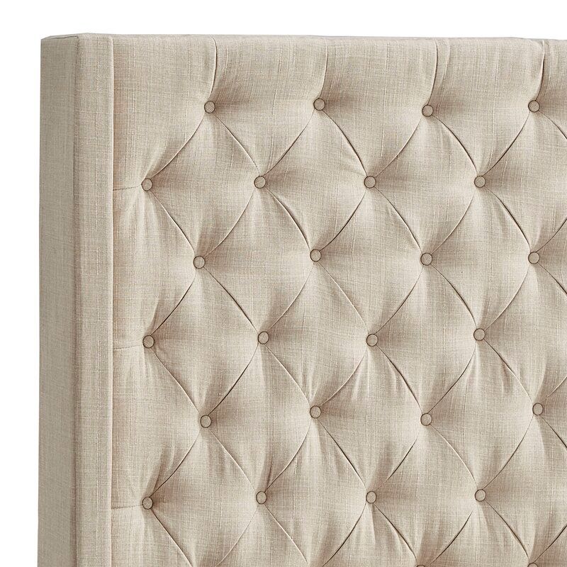 Cassville Upholstered Wingback Headboard King thumbnail 4