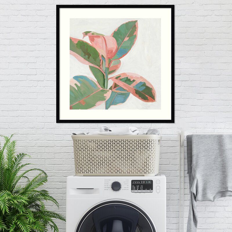Pink Ficus I - Picture Frame Painting Print on Paper thumbnail 2
