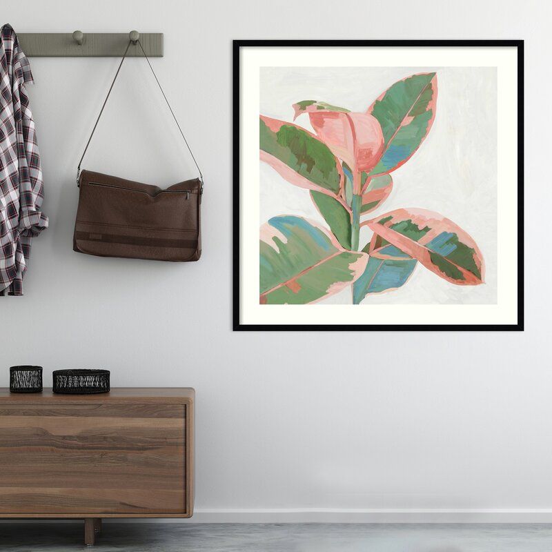 Pink Ficus I - Picture Frame Painting Print on Paper thumbnail 4