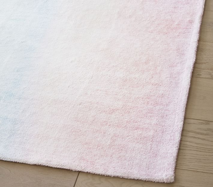 Washable Watercolor Rainbow Rug 4x6' thumbnail 3