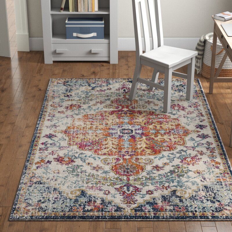 Hillsby Oriental Aqua Area Rug 10x14' thumbnail 2