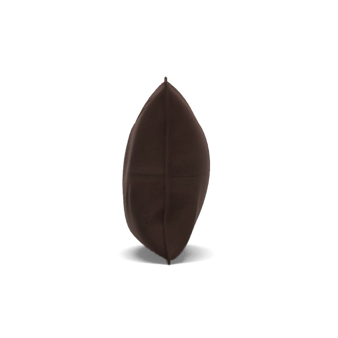Pieced Suede Pillow Cover Mocha with insert thumbnail 3