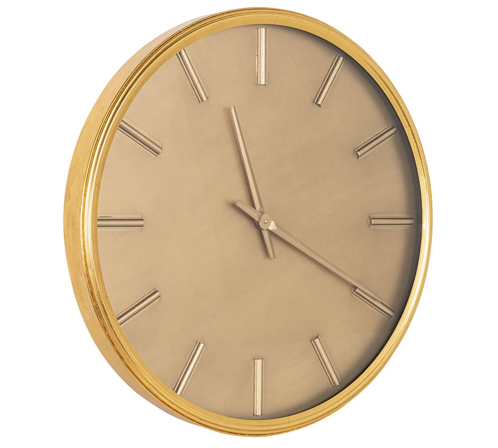La Rochelle Gold Wall Clock - 24" thumbnail 2