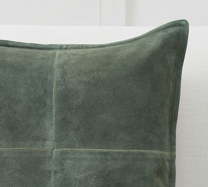 Pieced Suede Pillow Covers No insert thumbnail 3