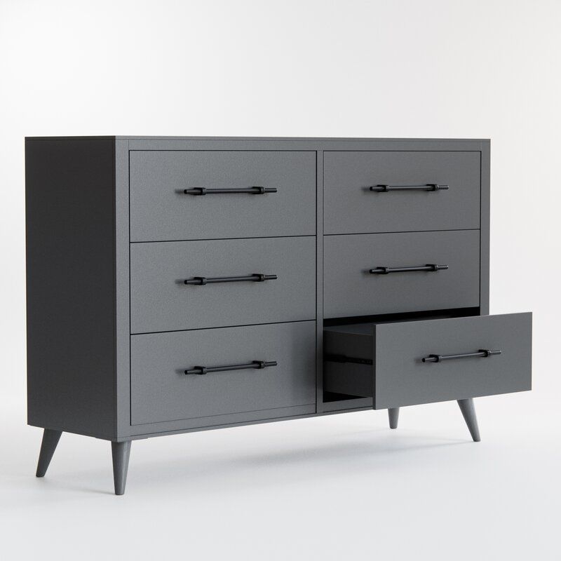 Gray Kai Drawer Double Dresser thumbnail 2