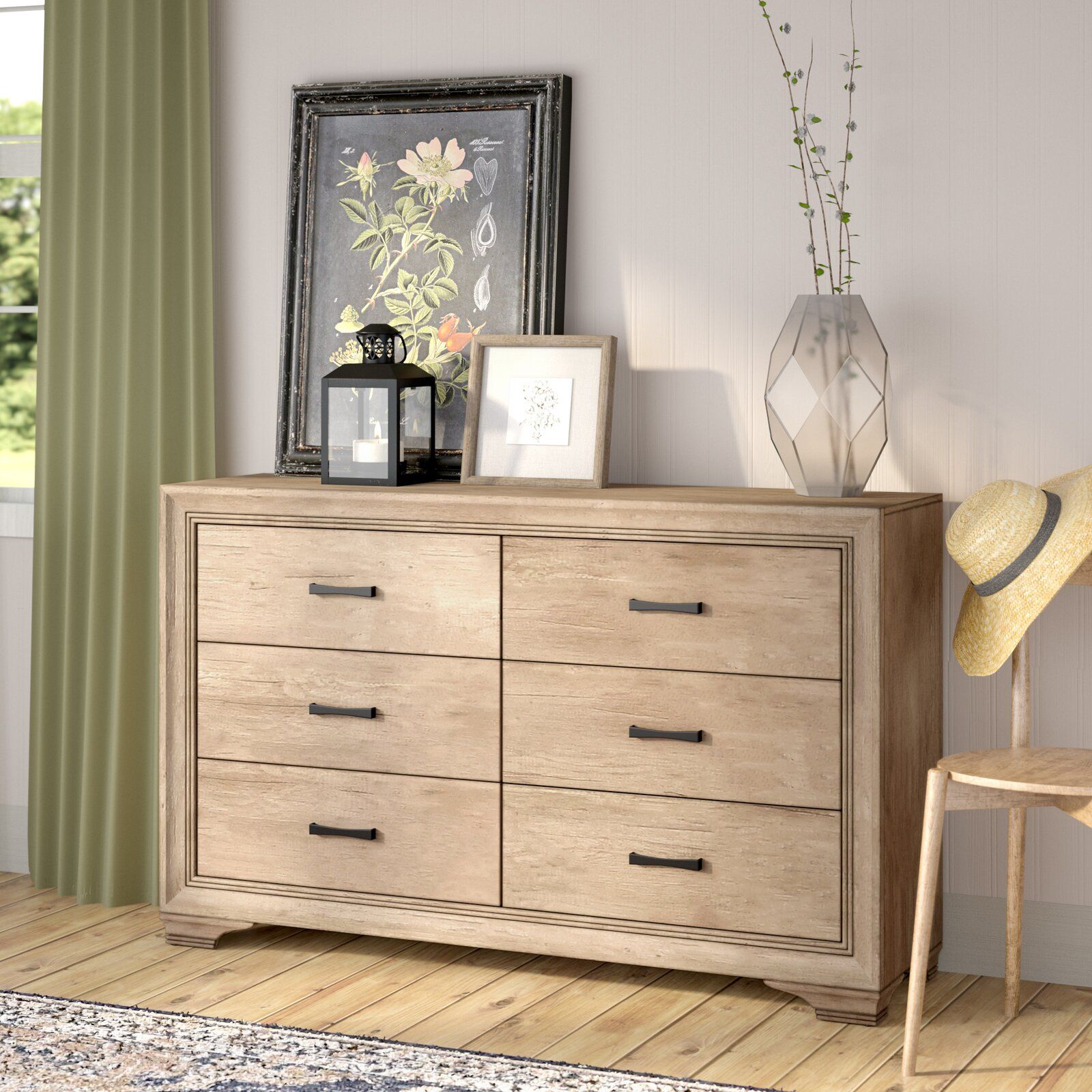 Eisley 6 Drawer 58" W Double Dresser thumbnail 4