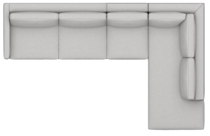 Harris RA Terminal Chaise sectional sofa thumbnail 4