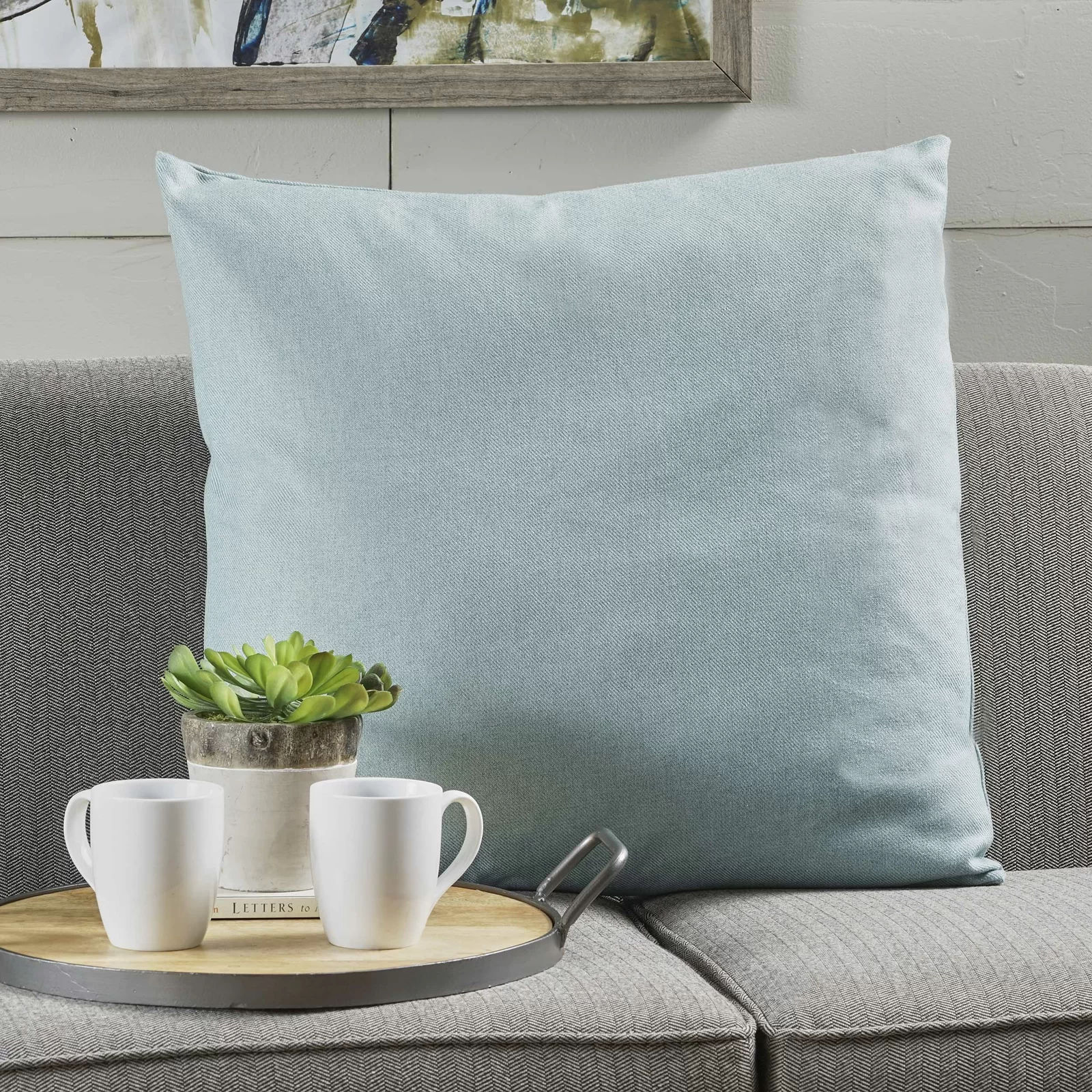 Billy Jay Square Pillow Cover Without Insert thumbnail 2