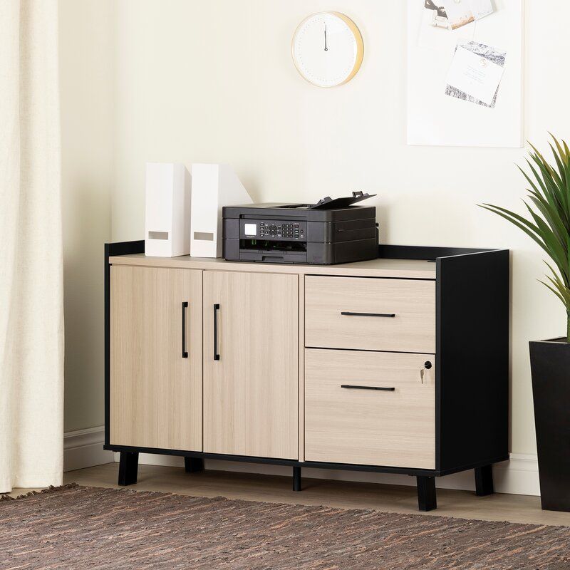 Kozack 2 Drawer 1 Shelf Filing Credenza thumbnail 3