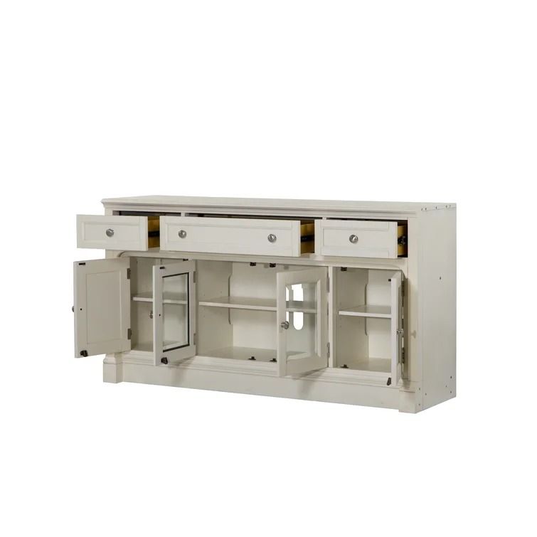 Laurel Garden - Cottage Soft White Entertainment Wall thumbnail 6