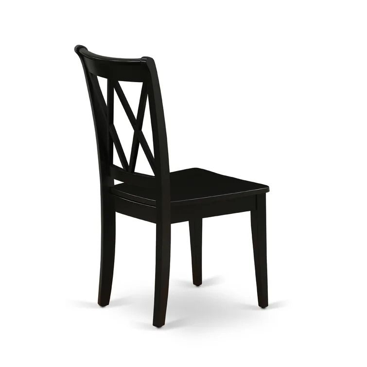 Farris Solid Wood Double X Back Side Chair (Set of 2) thumbnail 5