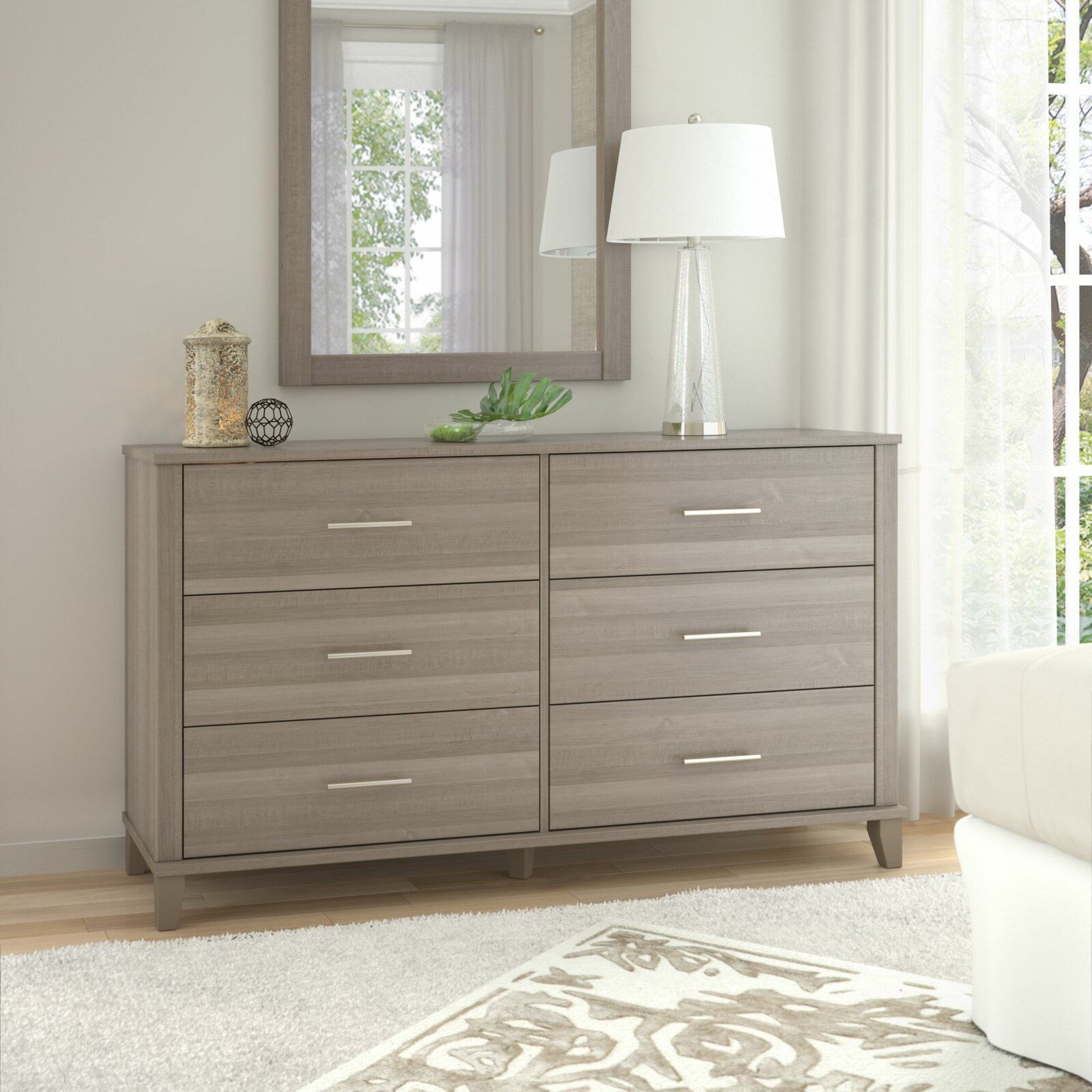 Cheala 6 Drawer Double Dresser thumbnail 4