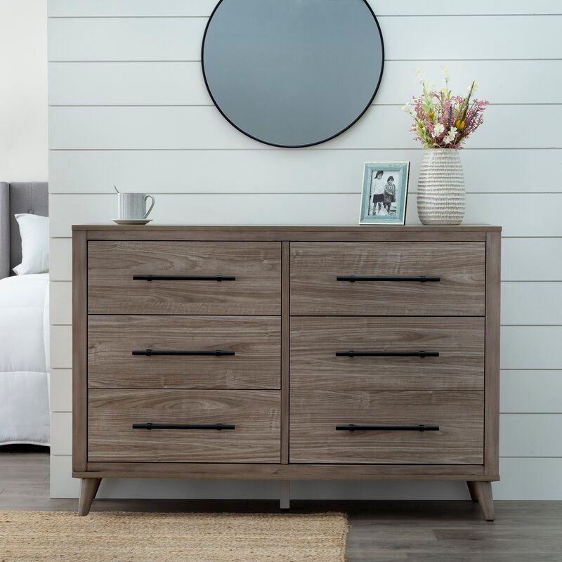 Walnut Kai Drawer Double Dresser thumbnail 2