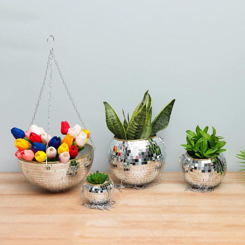 Disco Ball Flowerpots thumbnail 4