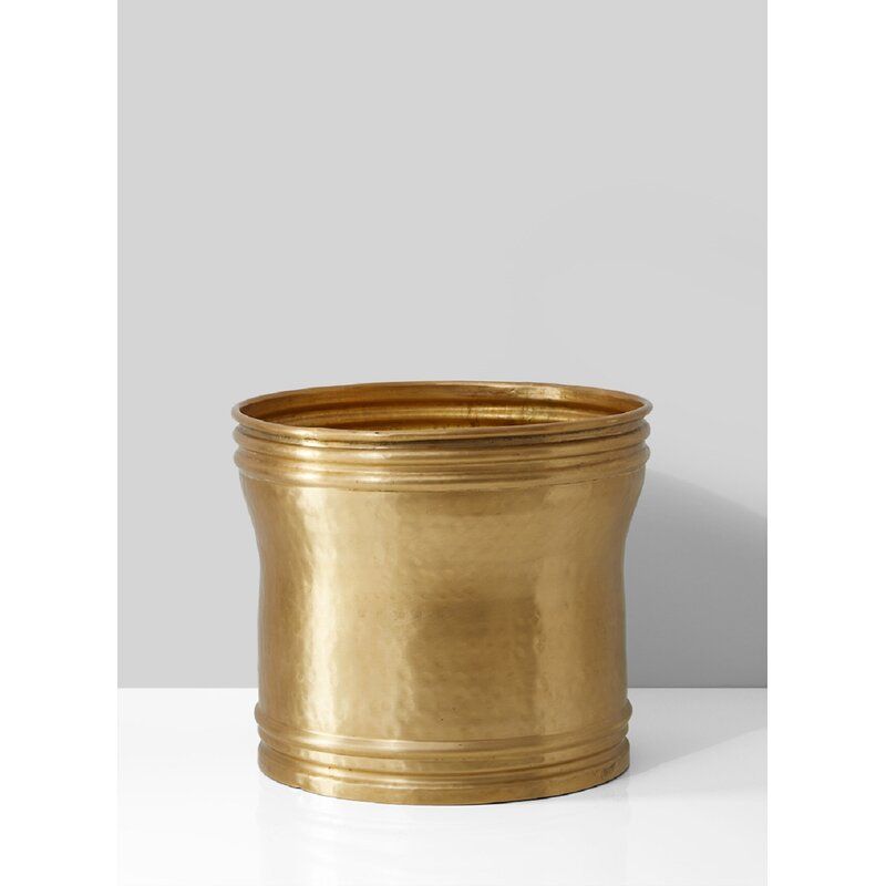 Hatchett Brass Pot Planter thumbnail 2
