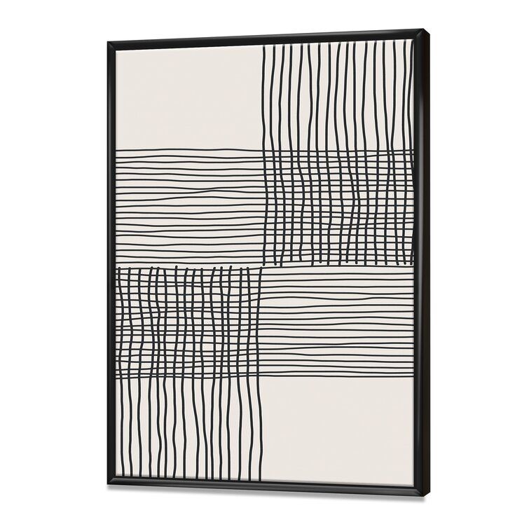 Minimal Geometric Compostions Of Elementary Forms XIX With Frame thumbnail 2