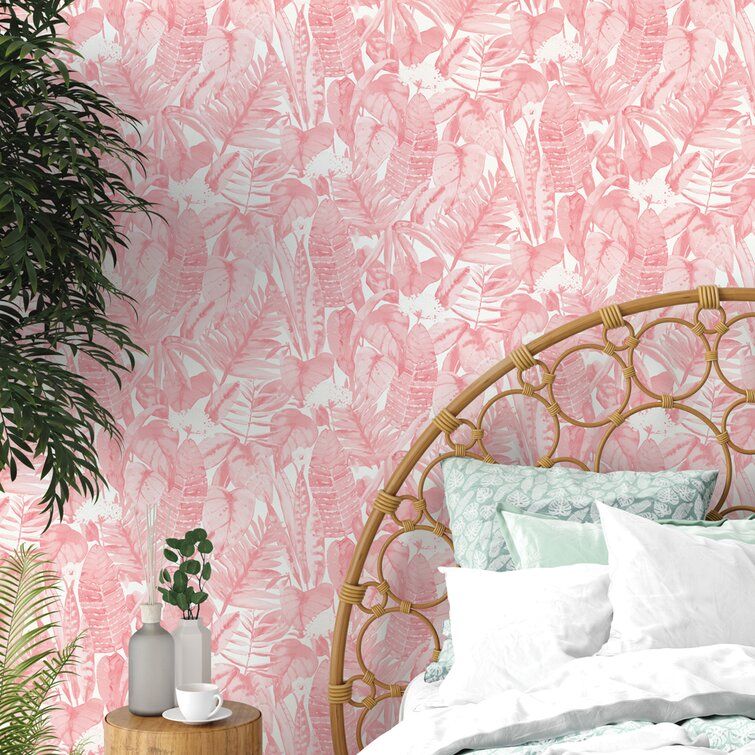 Waloo Tropical Jungle Smooth Peel and Stick Wallpaper Roll thumbnail 4