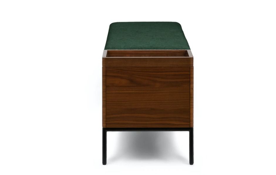 Thari Berkshire Green Walnut Bench thumbnail 3