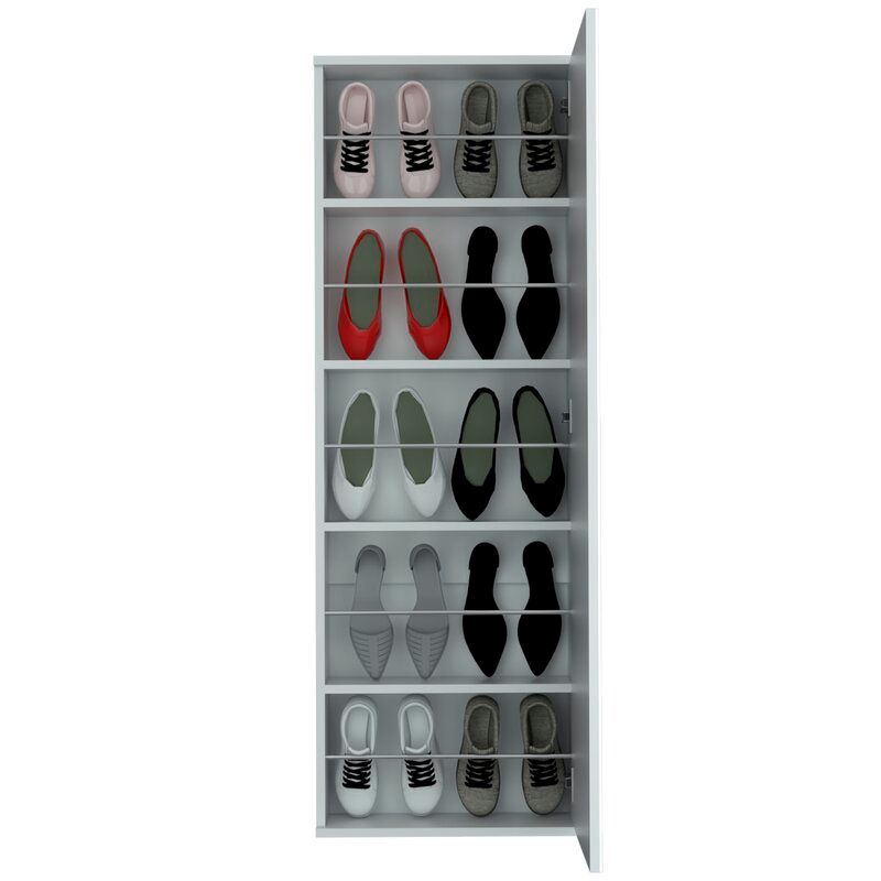 Conneticut 10 Pair Shoe Storage Cabinet thumbnail 3