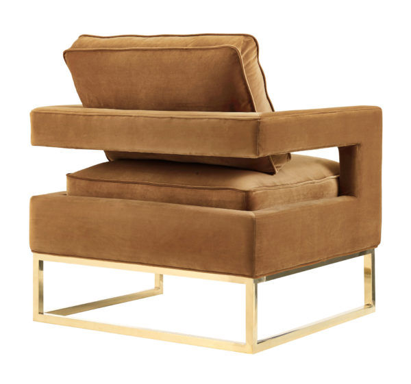 Ava Cream Velvet Chair thumbnail 4