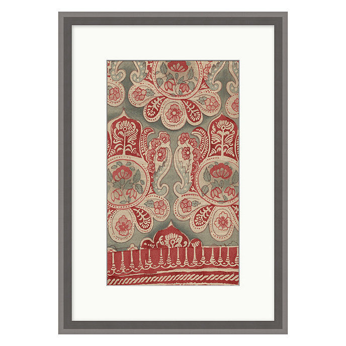 Textile Sketch Art Print I With Frame thumbnail 2