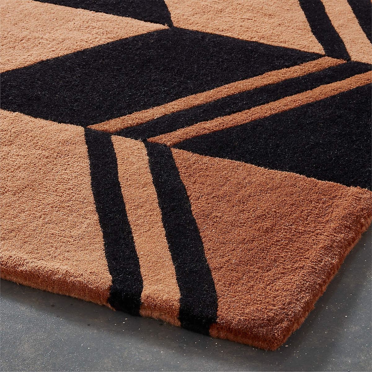 Traverse Rust Black Rug-8'X10' thumbnail 4