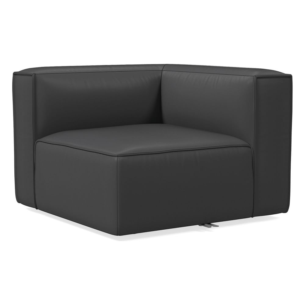 Remi Armless Single - Memory Foam - Sierra Leather - Fog - Concealed Support thumbnail 4