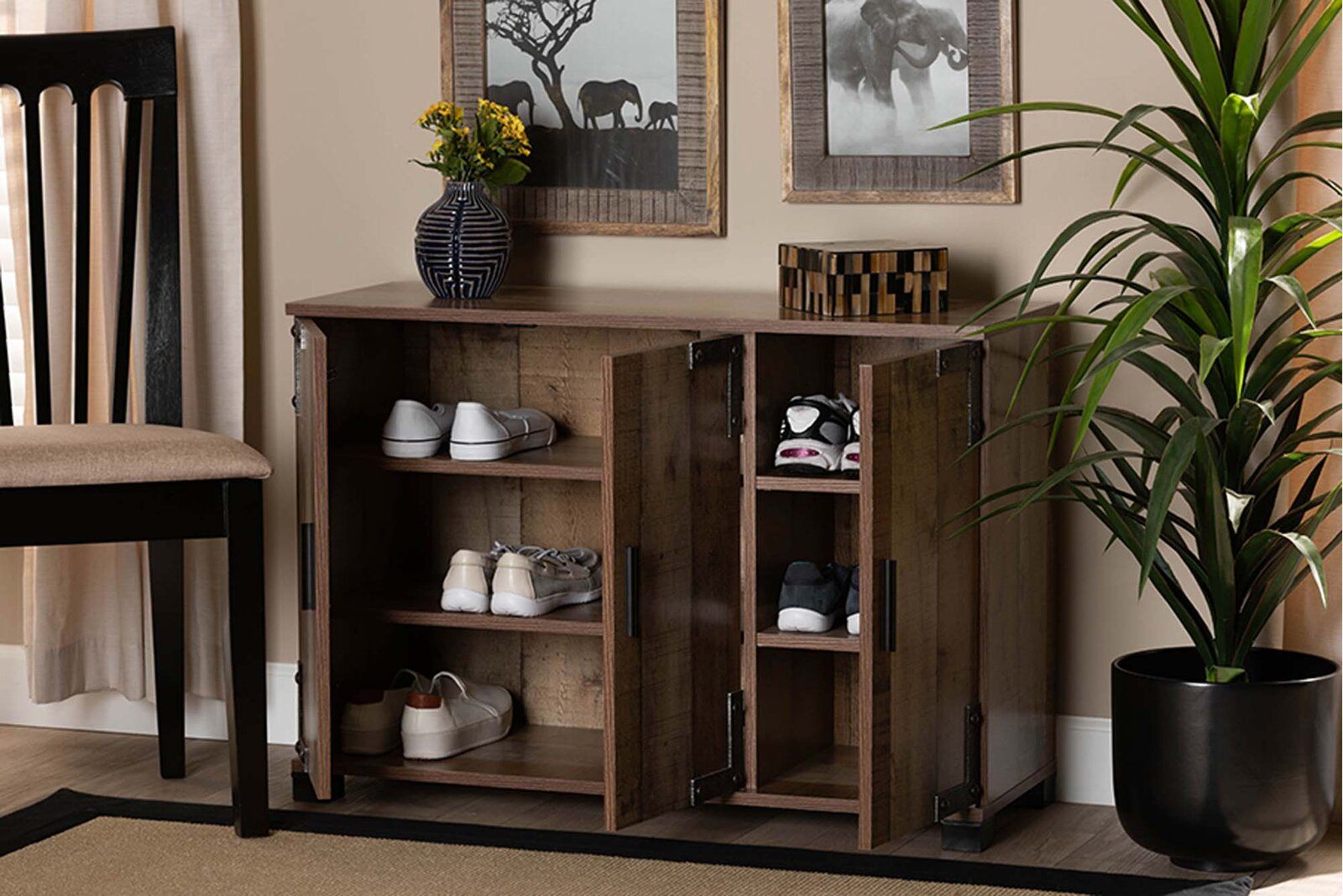 12 Pair Shoe Storage Cabinet thumbnail 10