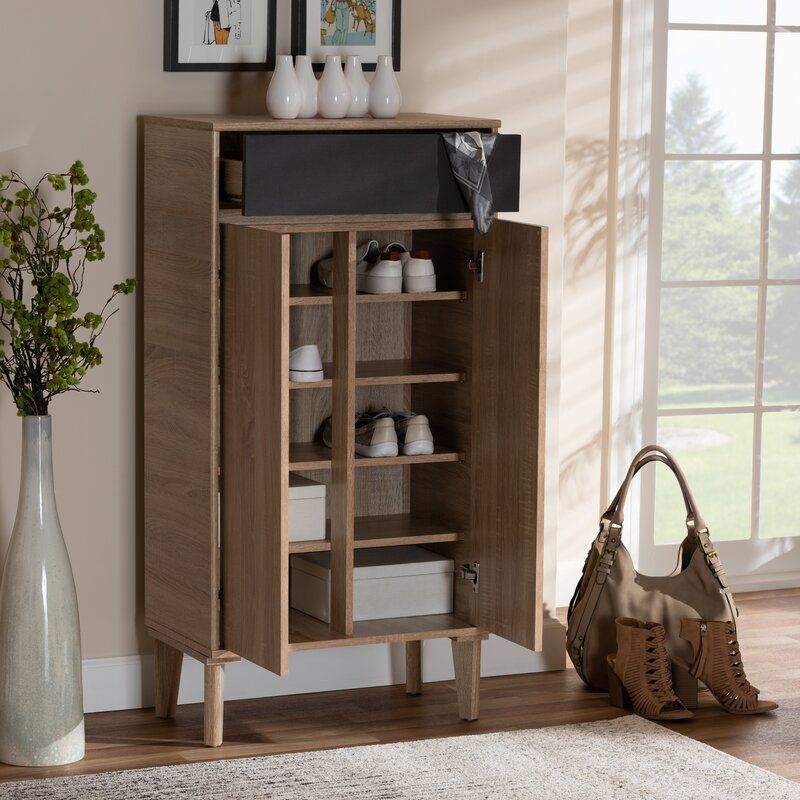 10 Pair Shoe Storage Cabinet thumbnail 9