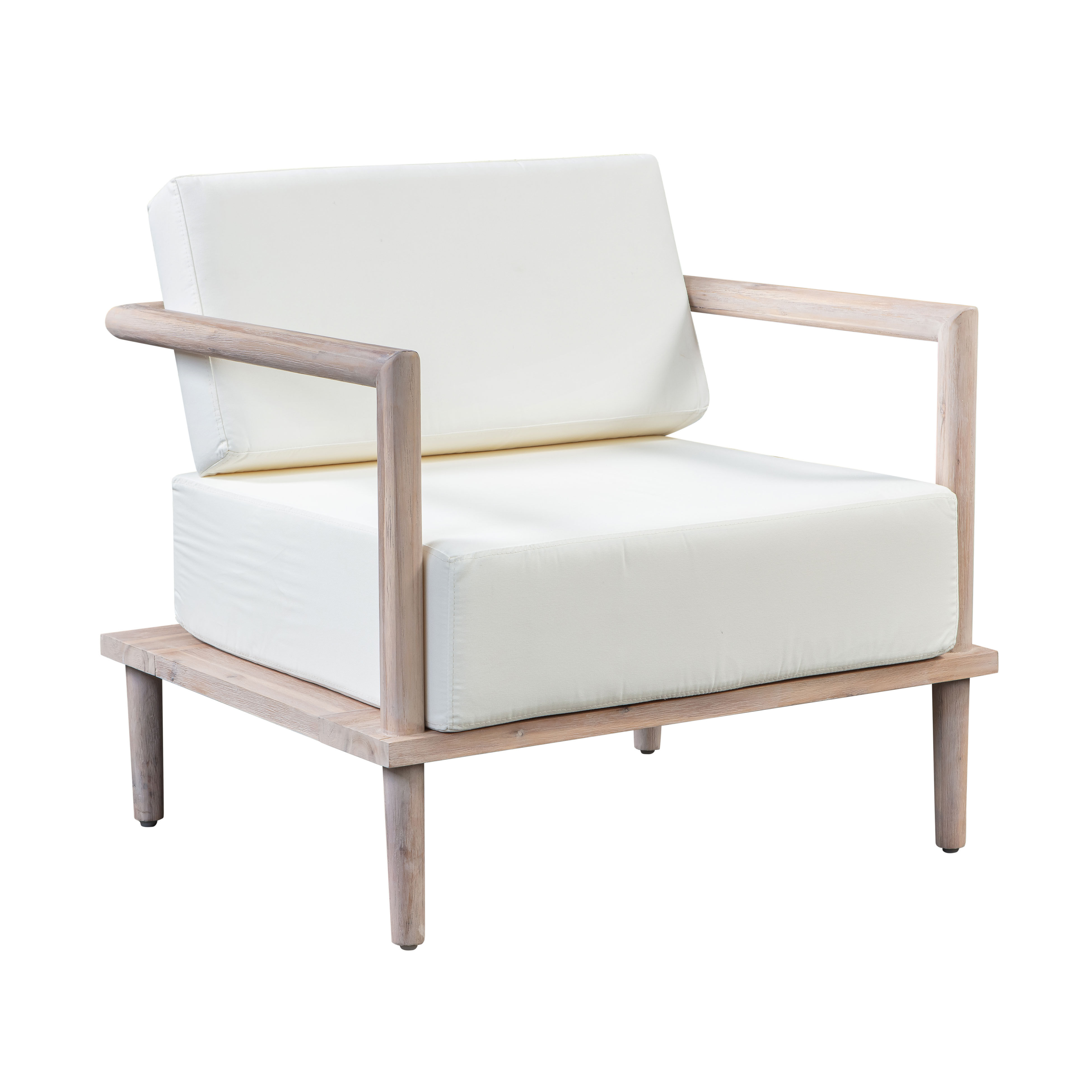 Ashton Cream Outdoor Lounge Chair thumbnail 4