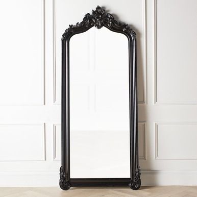 Tudor Mirror Glossy Black thumbnail 3