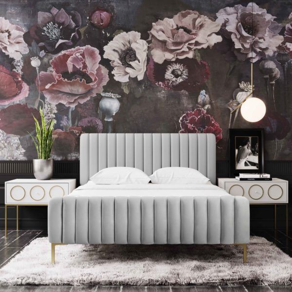 Adam Gray Bed In Full thumbnail 2