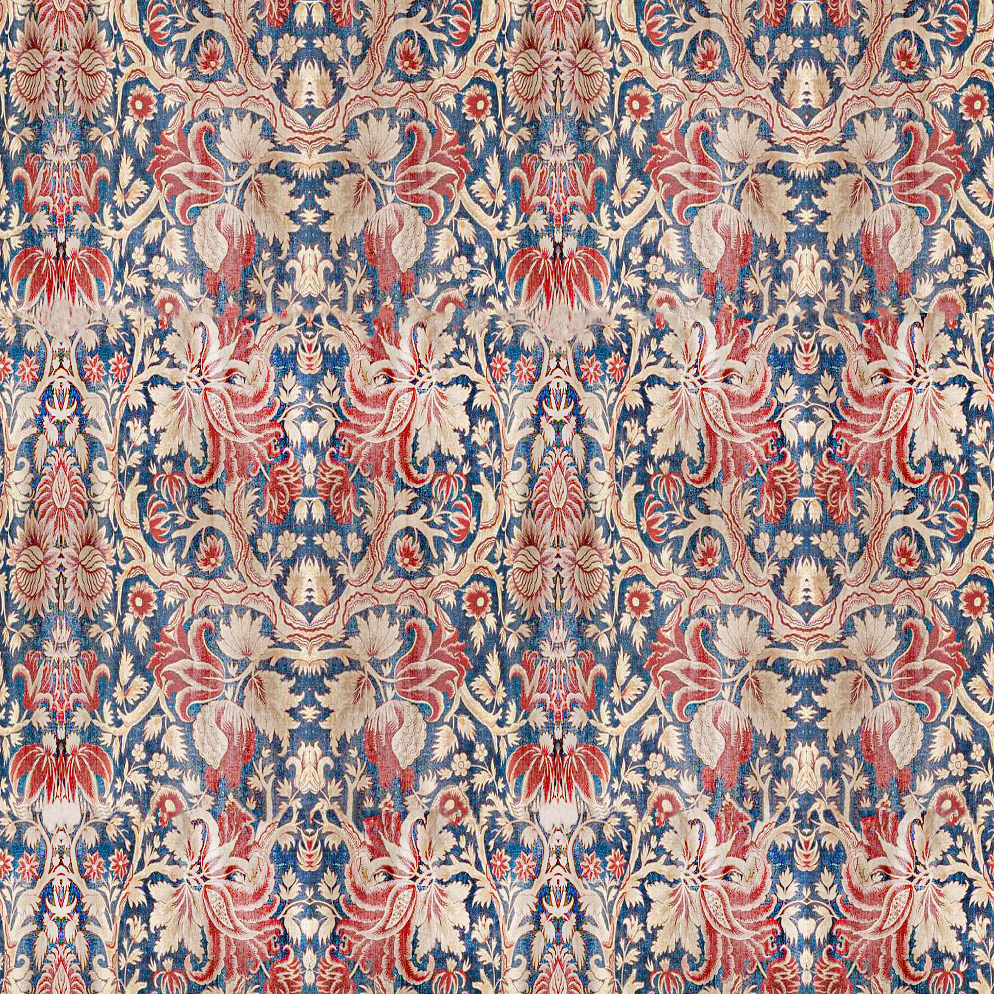 Farrell Print Blackout Linen Cotton Rod Pocket Curtain 50"x 96" thumbnail 5