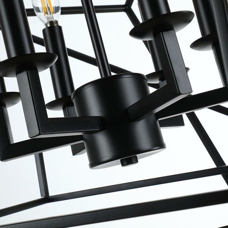 Vindas 6 Light Statement Geometric Chandelier thumbnail 5