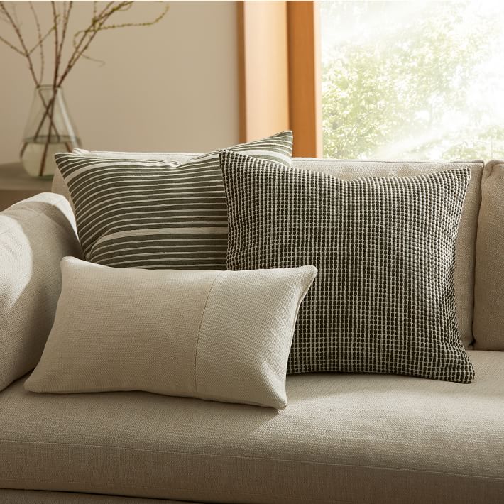 Silk Mini Stripe Pillow Cover No Insert thumbnail 5