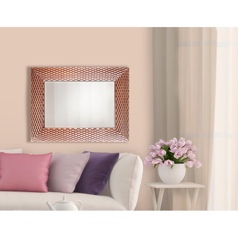 Toombs Rectangle Weave Wall Mirror thumbnail 2