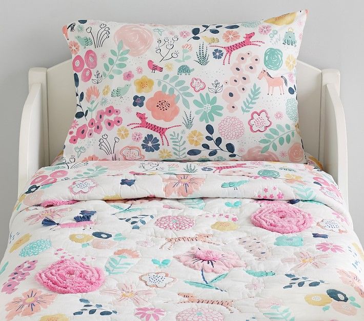 Sasha's Garden Toddler Bedding Twin Duvet thumbnail 3