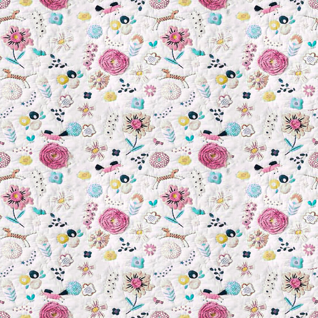 Sasha's Garden Toddler Bedding pillowcase thumbnail 4