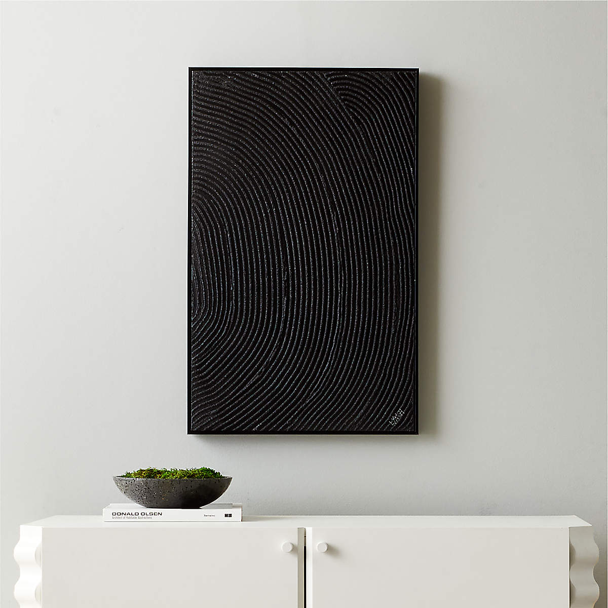 Ripple II Painting With Frame thumbnail 2