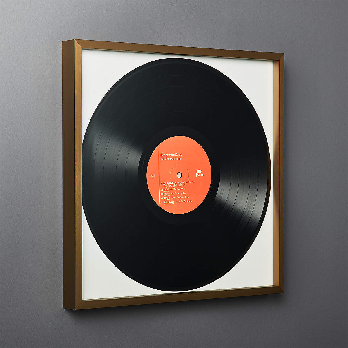 Gallery Brass Record with Frame-12.75''x12.75'' thumbnail 2