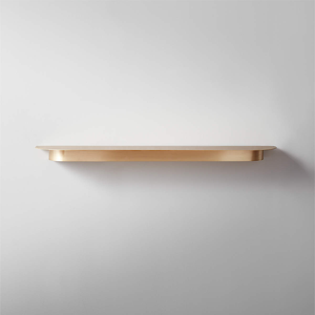 Collar Brass Wall Shelf Large thumbnail 3
