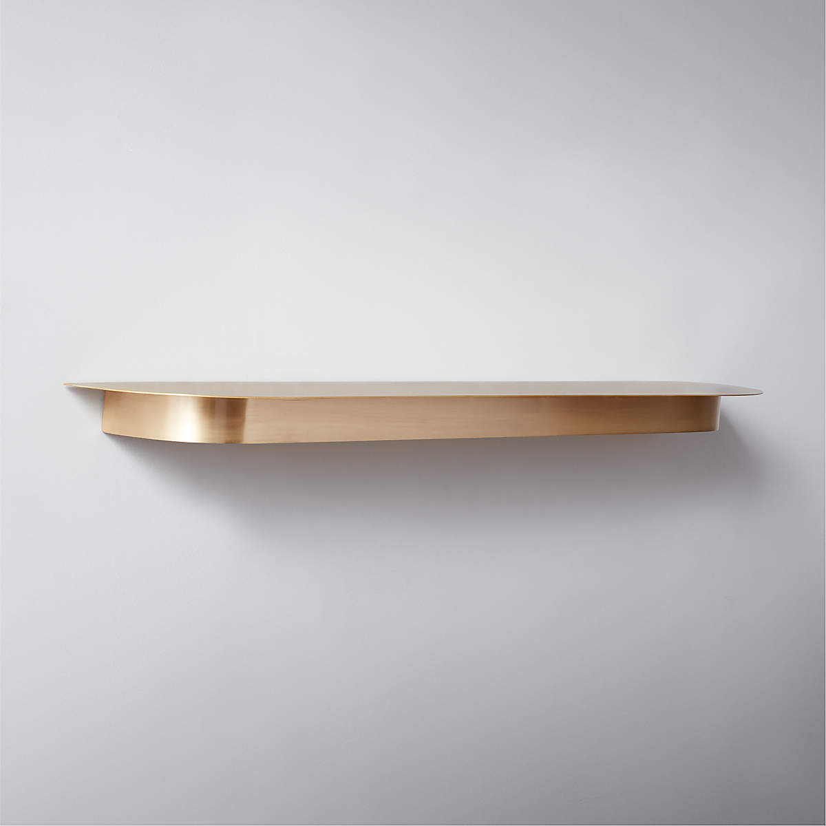 Collar Brass Wall Shelf Large thumbnail 4