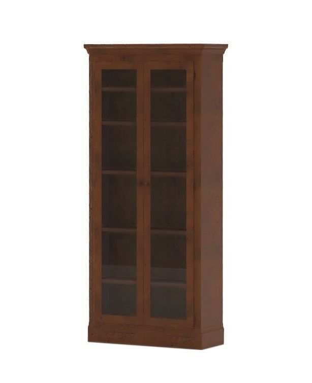 Casa Florentina Josephina Bookcase with Glass Doors thumbnail 3