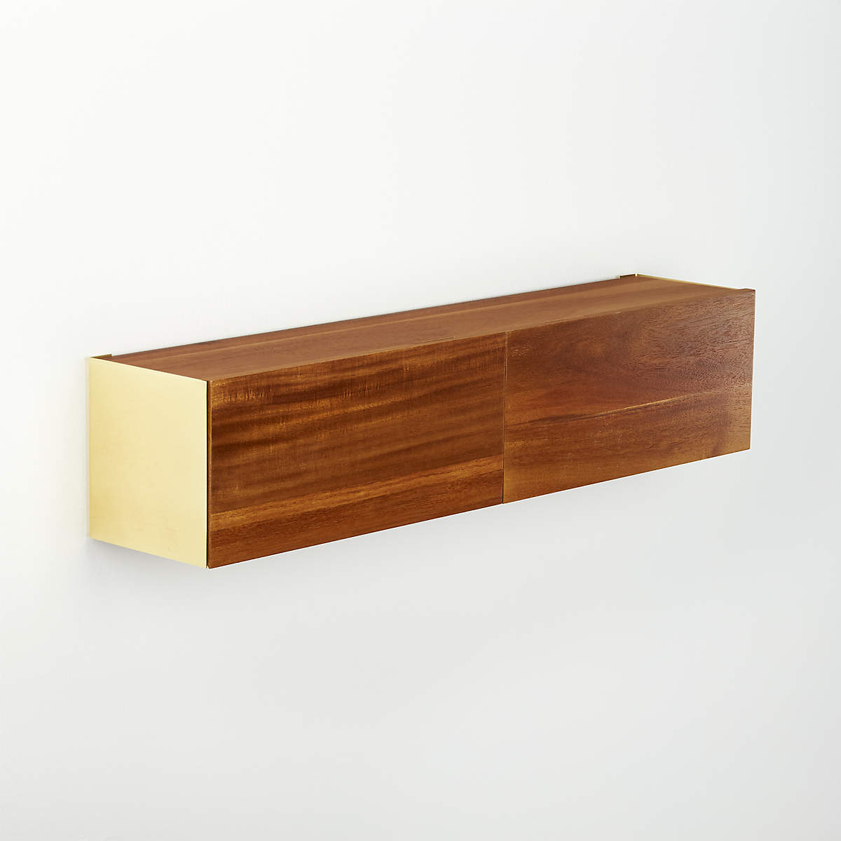Hide N Seek Acacia Wood Storage Shelf thumbnail 2